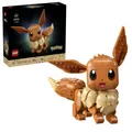 LEGO 72151 Pokémon Evoli, bewegliche Figur, Fanartikel, Zimmerdeko
