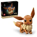 LEGO Pokémon Eevee Figure - Building Set for Adults - Anime Model Kit w/Posable