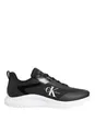 Calvin Klein Jeans Herren Runner Sneaker Sportschuhe, Schwarz (Black/Bright White), 42