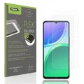 dipos FLEX 2x Schutzfolie matt passend für Vivo Y21 5G, Antireflex, 100% Displayabdeckung, Fingerprint Kompatibel, case-friendly, Full Cover Displayschutz Folie