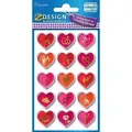 Premium Creative 3d Sticker Herzen