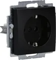 BUSCH-JAEGER Steckdose 20 EUC-915 | SCHUKO Unterputz | Steckanschluss | schwarz matt | IP20 | 16A | Balance SI