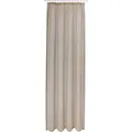 OTTO home Gardine TENDER (1 St), Kräuselband, halbtransparent, Leinen Optik mit Struktur, monochrom, Bestseller beige 135 cm x 225 cm