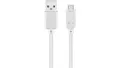 Kabel USB 2.0 Hi-Speed, Biały - Długość kabla 1.8 m
