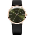Bering Herren Uhr Armbanduhr Slim Classic - 13436-469 Leder