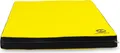 Turnmatte 100 x 70 x 8 cm GELB/SCHWARZ Fitness Weichbodenmatte Sportmatte Jeflex