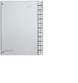 PAGNA 24249-14 Pultordner Color, DIN A4, A - Z, 24 Fächer, silber  - 2. Wahl