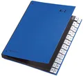 PAGNA Pultordner Color DIN A4 A-Z 24 Fächer blau