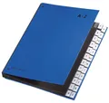 PAGNA Pultordner Color, DIN A4, A - Z, 24 Fächer, blau