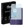 Bruni Schutzfolie kompatibel mit Nokia 235 4G 2024 Folie, glasklare Displayschutzfolie (2X)