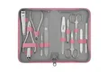 marQus Maniküre-Pediküre-Set 12 Teile in Echt Leder Etui handlich und weich, 12-tlg., Komplett Kit mit allem für die Hand- und Fußpflege, Nagelset