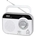 Akai PR003A-410 tragbares FM Radio, Weiß