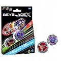 Beyblade X Beat Tyranno 4-70q & Knife Shinobi 4-80hn Dual Pack