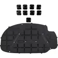 Dämmatte Motorhaube Motorhaubendämmung Motorraumdämmung +Montagekit passt für VW GOLF V 5 JETTA III OE: 1K0 863 831D