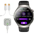 INF Smartwatch mit EKG, Bluetooth-Anrufen und Gesundheitsüberwachung Silber - Silber