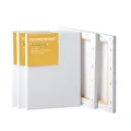 5erSet Leinwand 40x50 cm aus Baumwolle 380 g/m² Leinwände zum bemalen 100% Sä...