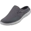 Skechers Herren-Clog SUMMITS - VINDICATOR Grau, Farbe:grau, EU Größe:471/2 - Schwarz - 47,5