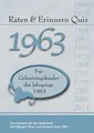 Raten & Erinnern Quiz 1963 ~ Karl Mangei ~  9783936778748