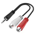 Hama 3.5mm Buchse - 2x Cinch (Klinkenadapter) (00200350)