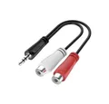 Hama Audio-Adapter, 3.5-mm-Klinke-Stecker - Cinch-Buchse, Stereo 00200350 Audio- & Video-Kabel