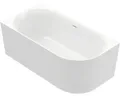 Badewanne OTTOFOND Afinar Corner XS 80 x 155 cm rechte Ecke abgerundet weiß glän