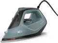 AEG Dampfbügeleisen SI5-2-6OG | 2400 W | Keramiksohle | Vertikaldampf | Anti-Kalk | 24% Recyclingkunststoff | Grün/Grau