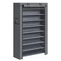 SONGMICS Schuhregal grau 88,0 x 28,0 x 160,0 cm, 1 St.