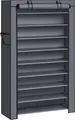 Songmics Schuhschrank 88 x 160 x 28 cm Grautöne