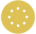BOSCH Schleifpapier Schleifpapier mit 8 Löchern für Exzenterschleifer, 125 mm, G, gelocht