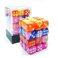 Bescon 12mm 6 Sided Dice 36 in Cube, 12mm Six Sided Die 36 Block of Dice, Gem...
