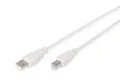 Digitus USB Anschlusskabel, Typ A - B St/St 1.8m, USB 2.0 geeignet