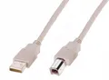 DIGITUS USB 2.0 Anschlusskabel, USB-A - USB-B Stecker, 1,8 m