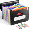 Dokumentenmappe A4 Fächermappe Sortiermappe Bunte Datei Ordner Regenbogen