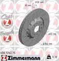 ZIMMERMANN Bremsscheibe 600.3262.70 für AUDI SEAT SKODA VW