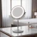 Schminkspiegel Kosmetikspiegel Rasierspiegel 10Fach LED beleuchtet Vergrößerung