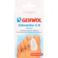 GEHWOL Zehenteiler G D Mittel, 3 Stück