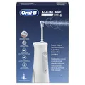 Oral-B AquaCare Pro-Expert Serie 6 Irrigator mit Oxyjet-Technologie, 3 Endstücke, 2 Arten von Wasserstrahlen, Weiß