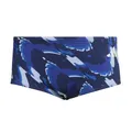 adidas Men's RIPSTREAM Team Graphic Swim Wide Trunks, Dark Blue/semi Lucid Blue, 34