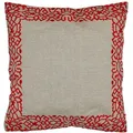 Handgefertigter Kissenbezug Frisia Rot 40x40cm - Boho Vintage Deko