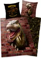 Dino 3D Bettwäsche / 80x80 cm + 135x200 cm