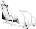 Thermaltake GSC-R30-CPASWH-01, Konsolen-Gamingstuhl, 100 kg, Flachsitz, Harte Rückenlehne, Rennen, Weiß