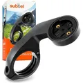 subtel Fahrradhalterung – Lenkerhalter für Navi, GPS & Fahrradcomputer – kompatibel mit Garmin Edge 1040, 1030, 1000, 830, 820, 800, 530, 520,... - Schwarz