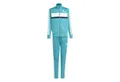 adidas Performance Trainingsanzug Seasonal Essentials Tiberio 3-Streifen tealblau Kinder
