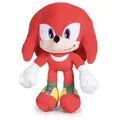 Play by Play Plüschfigur Sonic The Hedgehog 30cm Plüschtier Kuscheltier Plüsch Figur, Sonic Spielzeug für Kinder, Jungen, Mädchen Knuckles | 30 cm