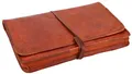 Gusti Laptoptasche Leder - Christofer Damen und Herren Laptoptasche 13" MacBook Pro Notebooktasche Vintage Braun Leder