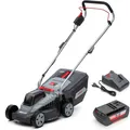 Akku Rasenmäher 36V Bosch kompatibel 33cm inkl 2Ah Akku Ladegerät IKRA