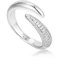 ANIA HAIE - ADJUSTABLE RING - Sparkle Wrap - silver