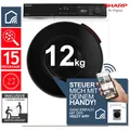 Sharp ES-PRO214WA-DE Waschmaschine 12 kg Weiß  WIFI VeeZy App AquaStop 2ML