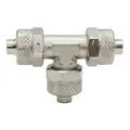 Riegler T-Verbinder für Schlauch 12/10 mm SW 17 Messing vernickelt