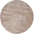 OTTO home Teppich Ariano, dezenter Glanz mit Hoch-Tief-Struktur, rund, Höhe: 12 mm, Vintage Design, Schrumpf Carving-Effekt, Wohnzimmer, Schlafzimmer beige Ø 190 cm x 12 mm